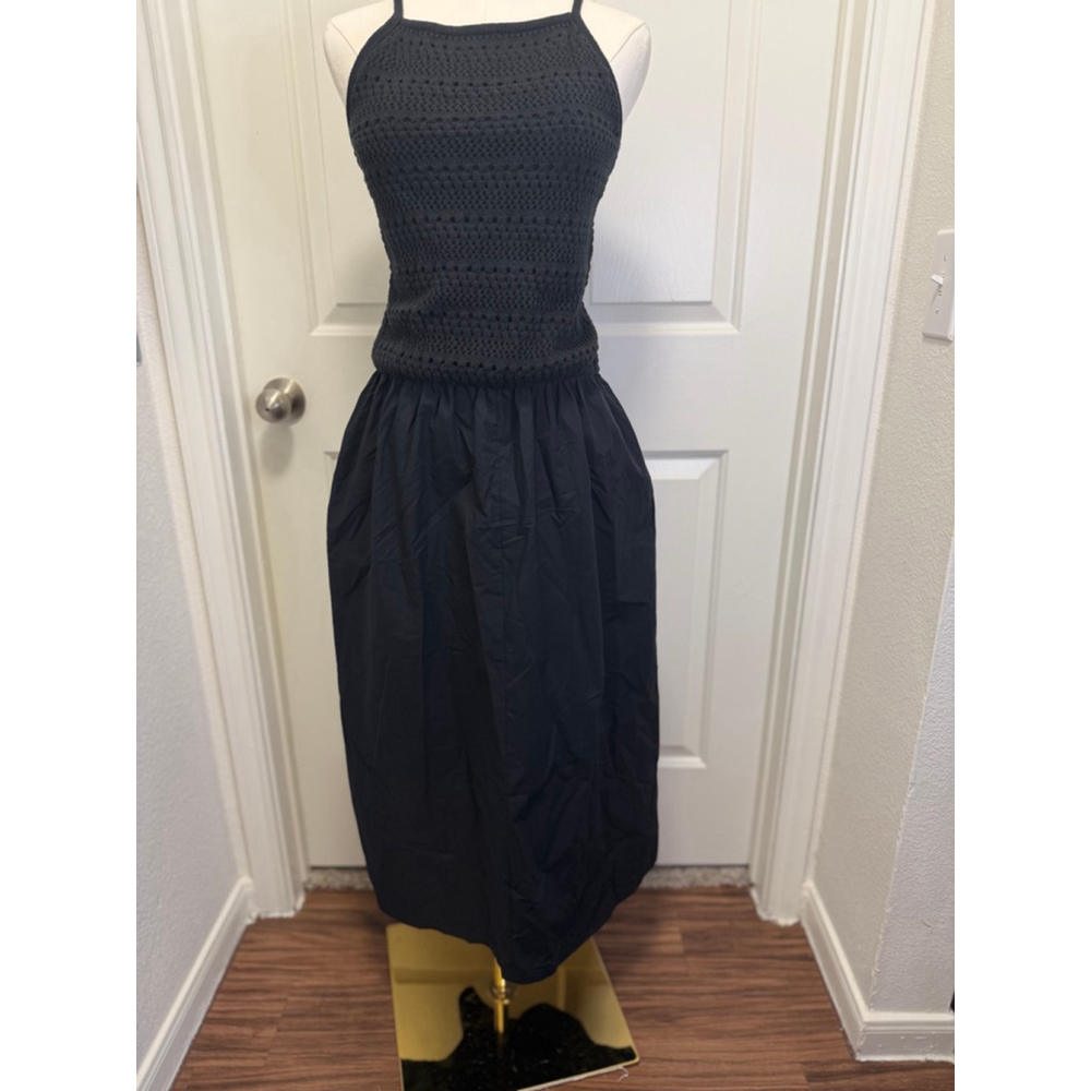Women’s Drop Waist Maxi Sweater Dress – Universal Thread™ Black | Size S | NWT - Picture 2 of 5